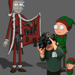 black super safety rick and morty